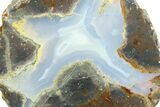 Colorful Polished Thunderegg Half - Nevada #337859-1